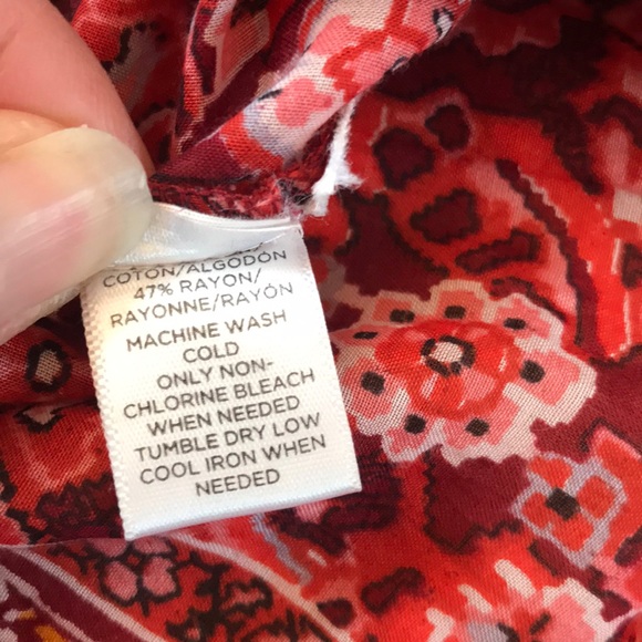 LOFT BOHO STYLE BLOUSE - Picture 6 of 8